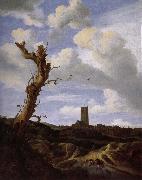 Jacob van Ruisdael View of Egmond aan Zee with a Blasted Elm oil painting artist